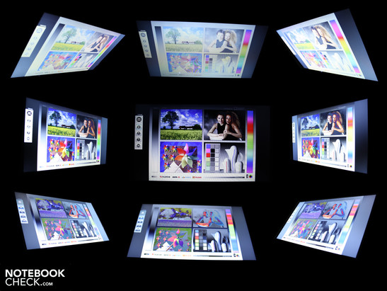 Blickwinkel Toshiba Satellite A660-151