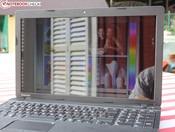 Outdoor: sonnig, Reflexion