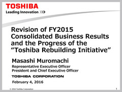 Toshiba: Tiefer in die Verlustzone und weitere Entlassungen