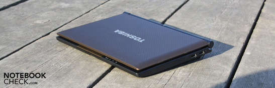 Toshiba NB520-108 braun: Guter Sound aber wie üblich eine schwache Netbook-Leistung.