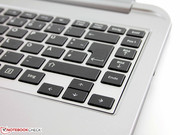 Unter den Tasten verbirgt sich ein zweiter Akku.