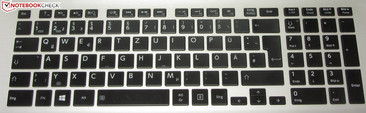Die Tastatur verfügt über eine Beleuchtung.