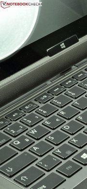 Die Tastaturbeschriftung ist gut ablesbar.