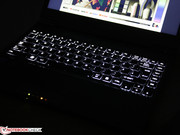 Und eine Hintergrundbeleuchtung. Das ist die maximale,