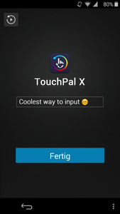 TouchPal X liefert neben...