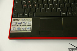 MSI Megabook GX620 Touchpad