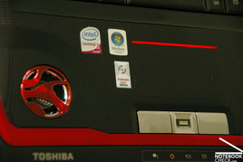 Toshiba Qosmio X300 Touchpad