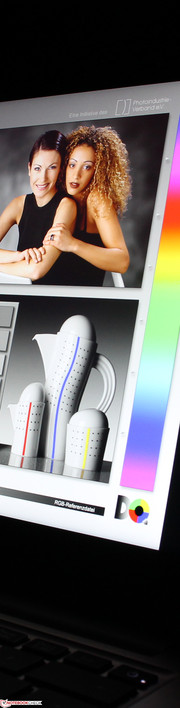 Ein Traum für Outdoor-Anwender: das helle IPS-Panel.