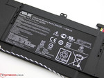 Der Akku kann getauscht werden (50 Wh, LiPo Battery Pack C31N1339).