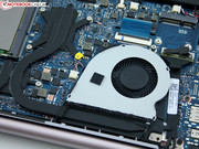 Die Lüftung bleibt indes gemäßigt und konstant.