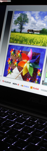 ASUS Zenbook Prime Touch UX31A-C4027H: Es bleibt jedoch ein IPS-Panel mit weiten Blickwinkeln und einer fast vollständigen Abdeckung des sRGB-Farbraumes.