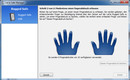 Auswahl der Finger für den Fingerabdruckscanner