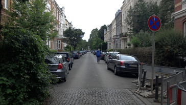 rückwärtige Kamera im Freien