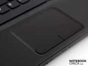 Das Touchpad hat Scrollbars (vertikal, horizontal.