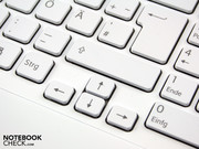 Noch besser fühlen sich die Tasten mit der leicht konischen Oberfläche an.