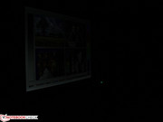 Hier sehen Sie es bei gleicher Verschlusszeit mit niedrigster Luminanz.