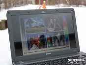 Ansicht seitlich, bewölkt