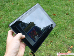 Die typischen Spiegelungen im Tageslicht