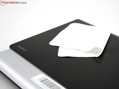 der Rückseite ist mit einer haptischen