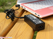 Das kleine Netzteil liefert 40 Watt, ausreichend für die maximale