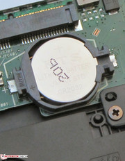 Die BIOS-Batterie könnte gewechselt werden.
