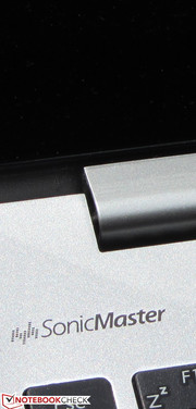 Die Scharniere halten den Deckel fest in Position.