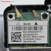 Gut: Das Notebook ist mit zwei WLAN-Antennen ausgestattet.