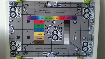 Schärfe und Auflösung der Rückkamera