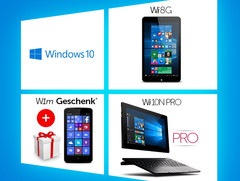 Allview: Tablets Wi8G und Wi10N Pro mit Windows 10