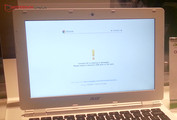 Der Bildschirm des Acer CB3-111 ist ordentlich.