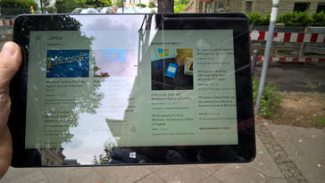 Außeneinsatz, helle Reflexion