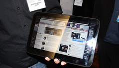 IFA 2010: Wir konnten tatsächlich notebookcheck.com per Browser aufrufen.