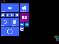 Windows 10 für kleine Tablets erinnert stark an Windows 10 für Smartphones (Bild: WinBeta)