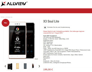 Allview X3 Soul Lite