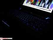 Die Tasten haben eine Beleuchtung.