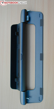 und dem Connect-X Modul, welches beide Teile zu einem Notebook verbinden kann.