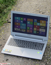 Das Ideapad Z510 im Freien.