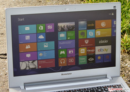 das Ideapad Z510 im Außeneinsatz