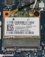 Gut: Zwei WLAN-Antennen sind vorhanden.