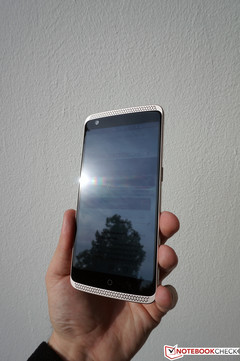 in der Sonne mit Reflexion