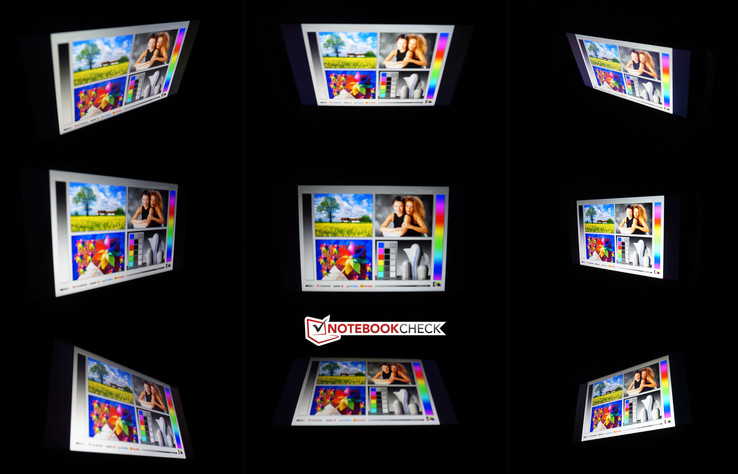 Blickwinkel ZTE Axon Elite