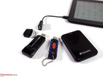 Per optionalem USB-Adapter kann das VivoTab Smart verschiedene externe Geräte anbinden.