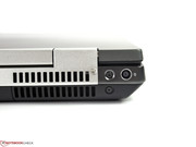 Der Netzanschluss am Heck ist gut positioniert.