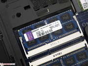 Schneller Arbeitsspeicher von Kingston kommt zum Einsatz.