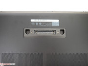 Der Dockingport wird im Gegensatz zum restlichen Unterboden sehr warm.