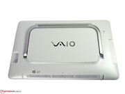 Das Vaio Tap 20 kann in der Hand gehalten, flach auf den Rücken gelegt oder mit dem Ständer aufgestellt werden.