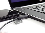 Externe Festplatten können per USB 3.0 angebunden werden.