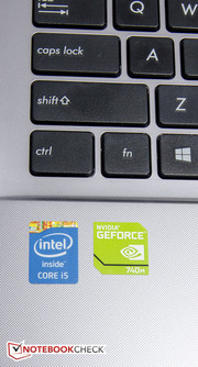 Intel-Core-i5-CPU und eine dedizierte GeForce GT 740M sind eine leistungsfähige Kombination.
