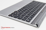 Leider ist das Tastaturdock nicht sehr stabil.
