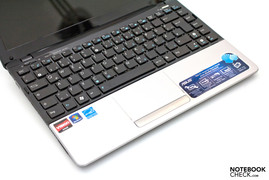 Großzügiges Einzeltasten-Layout